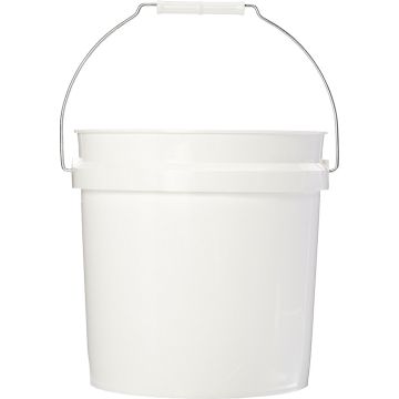 IPL / Leaktite 2gal White Plastic Pail w/ Handle