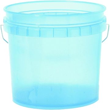 IPL / Leaktite 3.5gal Plastic Translucent Pail Blue
