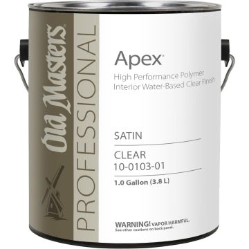 Old Masters 1gal Satin Apex High Performance Polymer Interior Water-Based Clear Finish