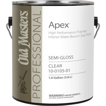 Old Masters 1gal Semi-Gloss Apex High Performance Polymer Interior Water-Based Clear Finish