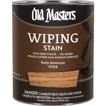 Old Masters Qt Early American Wiping Stain