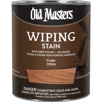 Old Masters Qt Cedar Wiping Stain