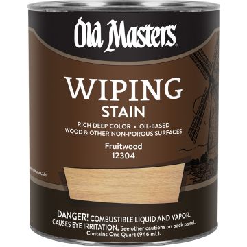 Old Masters Qt Fruitwood Wiping Stain
