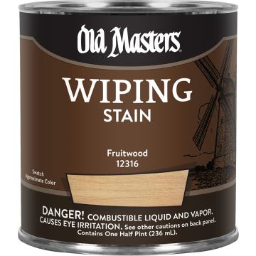 Old Masters .5Pt Fruitwood Wiping Stain