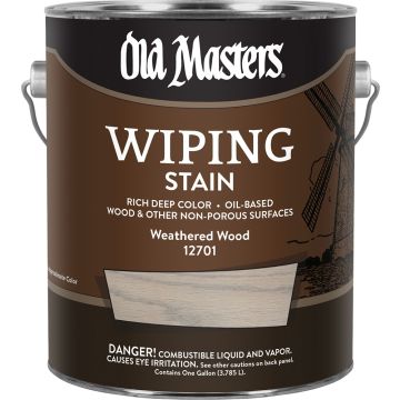 Old Masters 1gal Weathered Wood Wiping Stain