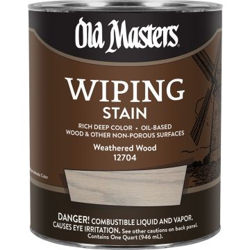 Old Masters Qt Weathered Wood Wiping Stain