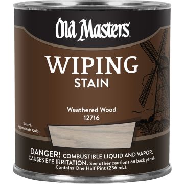 Old Masters .5Pt Weathered Wood Wiping Stain