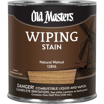 Old Masters .5Pt Natural Walnut Wiping Stain Classics