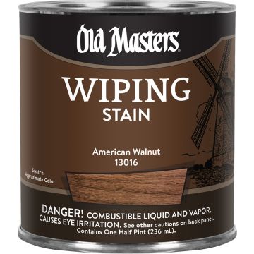 Old Masters .5Pt American Walnut Wiping Stain Classics
