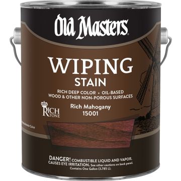 Old Masters 1gal Rich Mahogany Wiping Stain