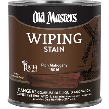 Old Masters .5Pt Rich Mahogany Wiping Stain