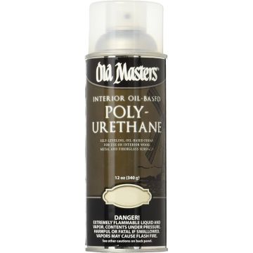 Old Masters 12.8oz Satin Spray Oil-Based Polyurethane  (High Performance)
