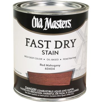 Old Masters 1Qt Red Mahogany Fast Dry Wood Stain