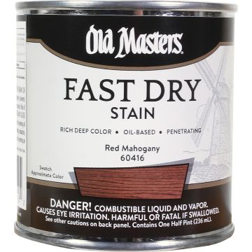 Old Masters .5Pt Fast Dry Stain Red Mahogany