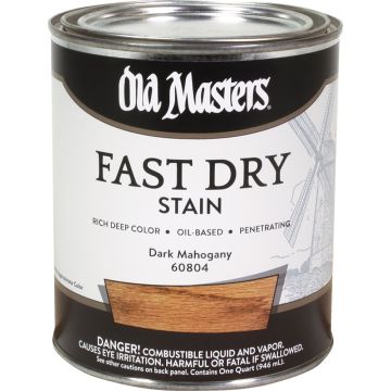 Old Masters 1Qt Dark Mahogany Fast Dry Wood Stain