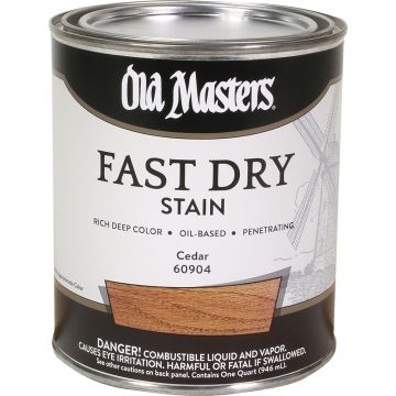 Old Masters 1Qt Cedar Fast Dry Wood Stain