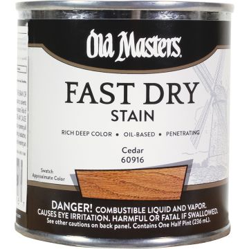 Old Masters .5Pt Fast Dry Stain Cedar