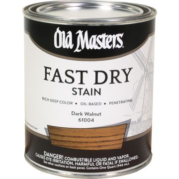 Old Masters 1Qt Dark Walnut Fast Dry Wood Stain