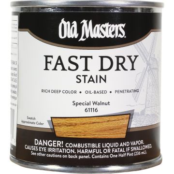 Old Masters .5Pt Fast Dry Stain Special Walnut