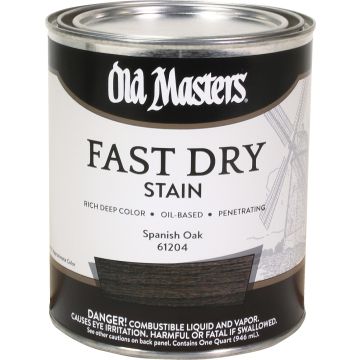Old Masters 1Qt Spanish Oak Fast Dry Wood Stain