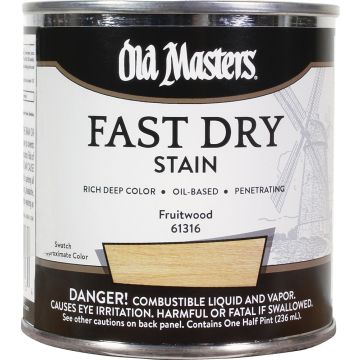 Old Masters .5Pt Fast Dry Stain Fruitwood