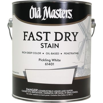 Old Masters 1gal Pickling White Fast Dry Wood Stain