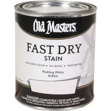 Old Masters 1Qt Pickling White Fast Dry Wood Stain