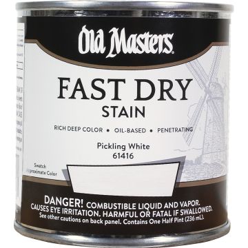 Old Masters .5Pt Fast Dry Stain Pickling White