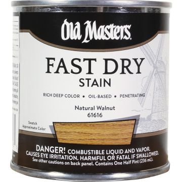 Old Masters .5Pt Fast Dry Stain Natural Walnut