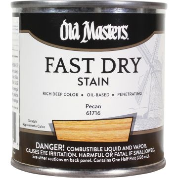 Old Masters .5Pt Fast Dry Stain Pecan