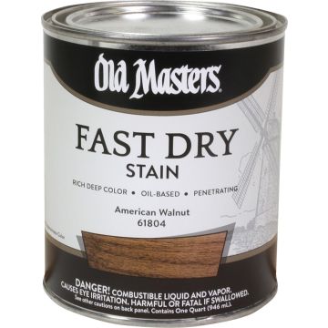Old Masters 1Qt American Walnut Fast Dry Wood Stain