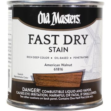 Old Masters .5Pt Fast Dry Stain American Walnut
