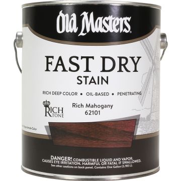 Old Masters 1gal Rich Mahogany Fast Dry Wood Stain