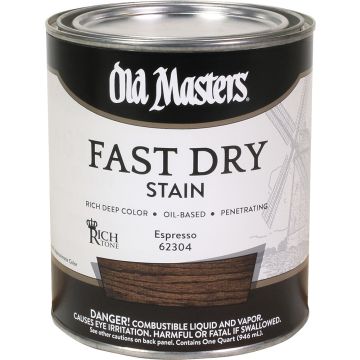 Old Masters 1Qt Rich Tone Fast Dry Stain Espresso