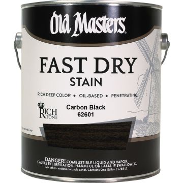 Old Masters 1gal Rich Tone Fast Dry Stain Carbon Black