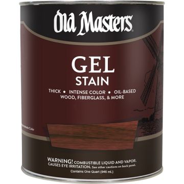 Old Masters 1Qt Rich Mahogany Gel Stain