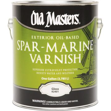 Old Masters 1gal Gloss Oil Based Spar Marine Varnish