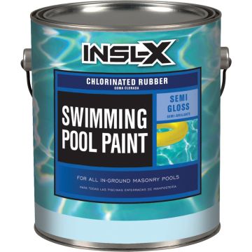 Insl-X 1 gallon Aquamarine Pool Paint Chlorinated Rubber