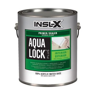 Insl-X 1gal White Aqualock Plus Water Base Primer Sealer Stain Killer