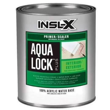 Insl-X 1Qt White Aqualock Plus Water Base Primer Sealer Stain Killer