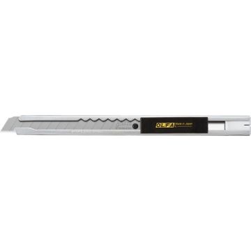 OLFA SVR-1 9mm 13-Pt Stainless-Steel Auto-Lock Precision Snap-Off Utility Knife 