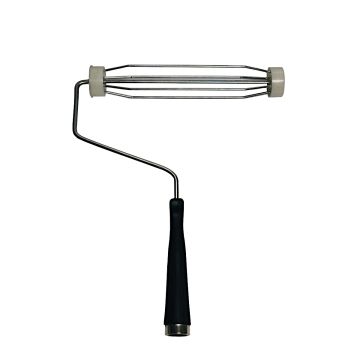 Dynamic 9" x 1/4" Shank 4-Wire Standard Roller Frame w/Black Handle