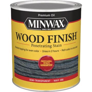 Minwax 1Qt Navy 286 Semi-Transparent Stain (High Performance)