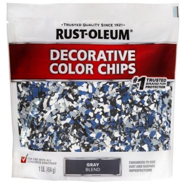 Rust-Oleum 1lb Gray Blend Decorative Chips