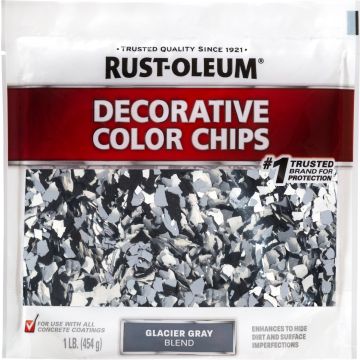 Rust-Oleum 1 lb Glacier Gray Blend Decorative Chips