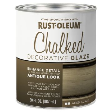 Rust-Oleum Qt Aged Glaze Chalked Decorative Glaze