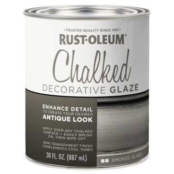 Rust-Oleum Qt Smoked Glaze Chalked Decorative Glaze