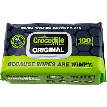 Crocodile Cloth 10" x 15" Original Wipes (100 Pack)