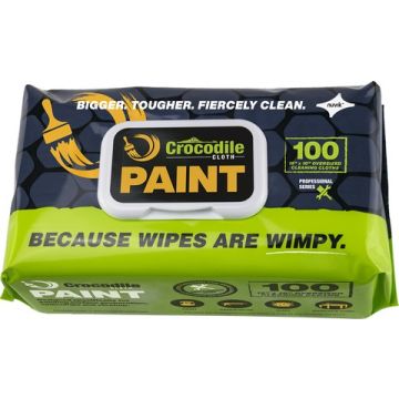 Crocodile Cloth 10" x 15" Paint Wipes (100 Pack)