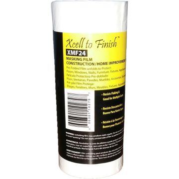 IPS 24" X 180' Pre-Folded Finish Line Masking Film Roll